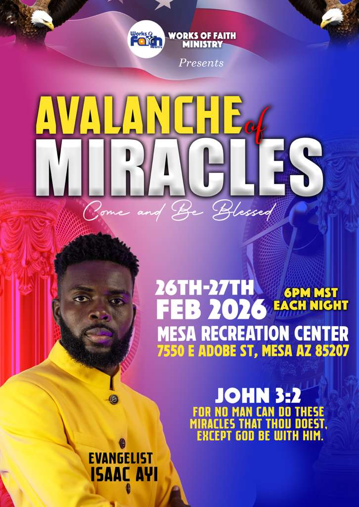 Avalanche of Miracles Flyer